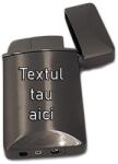  Bricheta Personalizata Neagra, Antivant, Gravata cu Textul Tau, Model Deosebit Bricheta