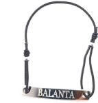  Bratara neagra cu snur ajustabil zodia balanta