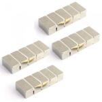  Set 20 magneti foarte puternic, tip bloc, 20 x 10 x 10 mm, gri