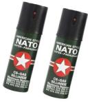  Set 2 spray piper paralizant, iritant, lacrimogen, 110 ml