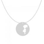  Lantisor 50 Cm Model Charm Banut Fetita - Argint 925