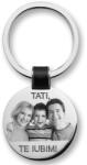  Breloc personalizat in forma rotunda gravat cu poza si text - dalimag - 99,00 RON