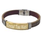  Bratara model Egipt, M4, aurie, personalizata cu textul tau