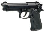  Bricheta Pistol Anti-Vant, Tip Revolver, Beretta, Negru, 14 cm Bricheta