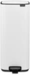 Brabantia Pedálos szemetes kosár BO 30 l, fehér, acél, Brabantia (BRAB236921)