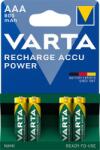 VARTA Tölthető elem, AAA mikro, 4×800 mAh, előtöltött, VARTA „Power (VAKU04)
