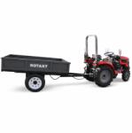 Rotakt Remorca agricola Rotakt 1T pentru tractor cu basculare hidraulica dimensiune bena 200x106cm (055909) - agromoto