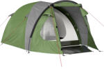 Outsunny Cort de Camping pentru 4 Persoane, 2 Camere, Ferestre și Uși, Preș de Sol, Cârlig în Tavan, 323x248x150cm, Verde | Aosom Romania (A20-481V00GN) Cort