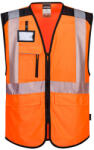 Portwest PW3 Hi-Vis Executive mellény Orange/Black S