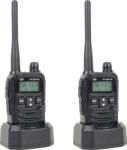 PNI Kit 2 statii radio portabile PNI DMR R45, digital si analogic, 446MHz, 16 canale digitale si 99 canale analogice, functie inregistrare voce, (pni-d45-2) Statii radio