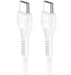 hoco. X37 adatkábel, töltőkábel, fehér (60W, 3A, USB-C to USB-C, 1m)