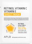 APLB Retinol Vitamin C Vitamin E Sheet Mask anti-age hidratáló maszk 25 ml