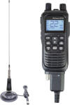 PNI Kit Statie radio CB portabila PNI Escort HP 82, multi standard, 4W, 12V, AM-FM cu antena CB PNI LED 2000 (pni-pack122) - cel Statii radio