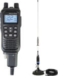 PNI Kit Statie radio CB portabila PNI Escort HP 82, multi standard, 4W, 12V, AM-FM si antena CB PNI S75, 75cm, cu magnet inclus (pni-pack137) - cel Statii radio