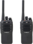 PNI Kit 2 statii radio portabile PNI PMR R17 446MHz, 0.5W, 16 canale PMR si tonuri 50 CTCSS si 104 DCS, programabila, Li-Ion 2200 mAh, IP68 (pni-r17-2) Statii radio