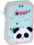 Astra Penar școlar echipat Astra - Panda, cu 2 fermoare (AS503023025) Penar