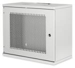 ASSMANN 19" 9U 460x540x400mm lapraszerelt perforált ajtós szürke fali rack szekrény (DN-19-09U-S-PD)