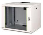 ASSMANN Rack Unique 19" 9U 509x600x450mm üvegajtós szürke fali rack szekrény (DN-19 09-U)