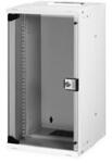 ASSMANN SOHO PRO 10" 12U 595x315x300mm üvegajtós szürke fali rack szekrény (DN-49104)