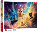 Trefl Puzzle Trefl din 500 piese - Pisicuțe spațiale (37557) Puzzle