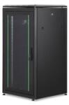 ASSMANN Rack Unique 19" 22U 1164x600x600mm üvegajtós fekete álló rack szekrény (DN-19 22U-6/6-B-1)