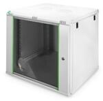 ASSMANN Dynamic Basic 19" 12U 611x600x600mm üvegajtós szürke fali rack szekrény (DN-19 12U-6/6-EC)