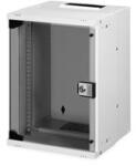 ASSMANN SOHO PRO 10" 9U 254x315x300mm üvegajtós szürke fali rack szekrény (DN-49102)