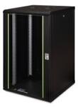 ASSMANN Rack Unique 19" 20U 998x600x600mm üvegajtós fekete fali rack szekrény (DN-19 20U-6/6-SW)