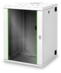 ASSMANN Rack Unique 19" 16U 820x600x600mm kétrészes üvegajtós szürke fali rack szekrény (DN-19 16-U-3)