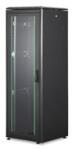 ASSMANN Rack Unique 19" 36U 1787x600x600mm üvegajtós fekete álló rack szekrény (DN-19 36U-6/6-B-1)