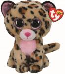 TY Toys - Leopard Livvie, 24 cm (TY36490)