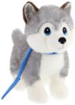 Keel Toys Jucărie de pluș cu clemă Keel Toys Keeleco - Husky în lesă, 23 cm (SE4541)