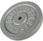 Gorilla Sports Öntöttvas súlytárcsa ezüst 25 kg (100538-00002-0029) - kokiskashop Súlytárcsa