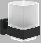 Villeroy & Boch Pahar de sticla, cu suport metalic, negru mat (Matt Black), Villeroy & Boch Elements Striking TVA152019000K5 TVA152019000K5 (TVA152019000K5)