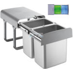 EKOTECH - Beépíthető hulladékgyűjtő EKKO 40 - 2x16 liter - webmuszaki