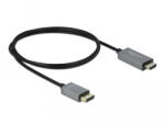 Delock 85928 video átalakító kábel 1 M DisplayPort HDMI Fekete, Szürke (DELOCK-85928)
