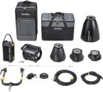 Godox KNOWLED MG1200Bi Bi-Color LED Monolight (15/30/45/60° Reflector Kit) + Flight Case
