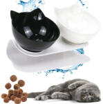  Dupla Etetőtál Állvánnyal, 2 X 400 ml