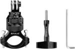 Puluz Suport pentru volan PULUZ 360° din aluminiu pentru camere video sportive (negru)