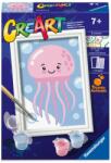 Ravensburger - CreArt pictura pe numere pentru copii meduza prietenoasa - RVSPBN23879 (RVSPBN23879)