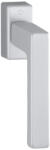 Hoppe Maner geam termopan, Hoppe Toulon, aluminiu, functie Secustik, index la 45 de grade, patrat variabil 7/32-42 mm, culoare argintiu F1