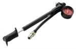 Rockshox nyomásmérős teleszkóp pumpa, 21 bar, fekete-piros