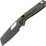 Vosteed Kroc 329, S35VN Destroyer Gray, Olive Green Aluminum&Topo G10 A1812