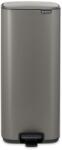 Brabantia Coș cu pedală BO 30 l, platină, oțel, Brabantia (BRAB238161) Cos de gunoi