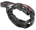 TRELOCK BC 380 integrált, kulcsos, láncos zár, 85 cm x 7 mm, fekete