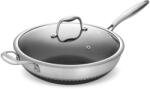 Zass Gourmet Tigai si seturi TIGAIE PROFESIONAL? TIP WOK DIN INOX CU ACOPERIRE CERAMIC? TIP FAGURE ? I CAPAC DIN STICL? - 30 CM ZASS ZG-SSW 01 (ZG-SSW 01 30CM) - pcone