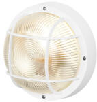 OSRAM klasszikus kerek hajólámpa fehér színben, üveg burkolattal, max. 10W, 98mm magasság, IP44, E27 ( 4058075845602 ) (4058075845602)