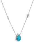 Thomas Sabo Elyndra türkiz csepp köves ezüst nyaklánc (KE2331-405-17-L50V)