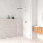 AREZZO design Clear Walk-in zuhanyfal 90x200 cm, átlátszó üveg/balos AR-AS190200 (AR-AS190200)