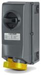 SCAME Priza interblocabilan16A 2P+E 4h 100-130V II 2D 130X260MM_PAR terminal cu surub Cu interblocaj mecanic (503.1670)